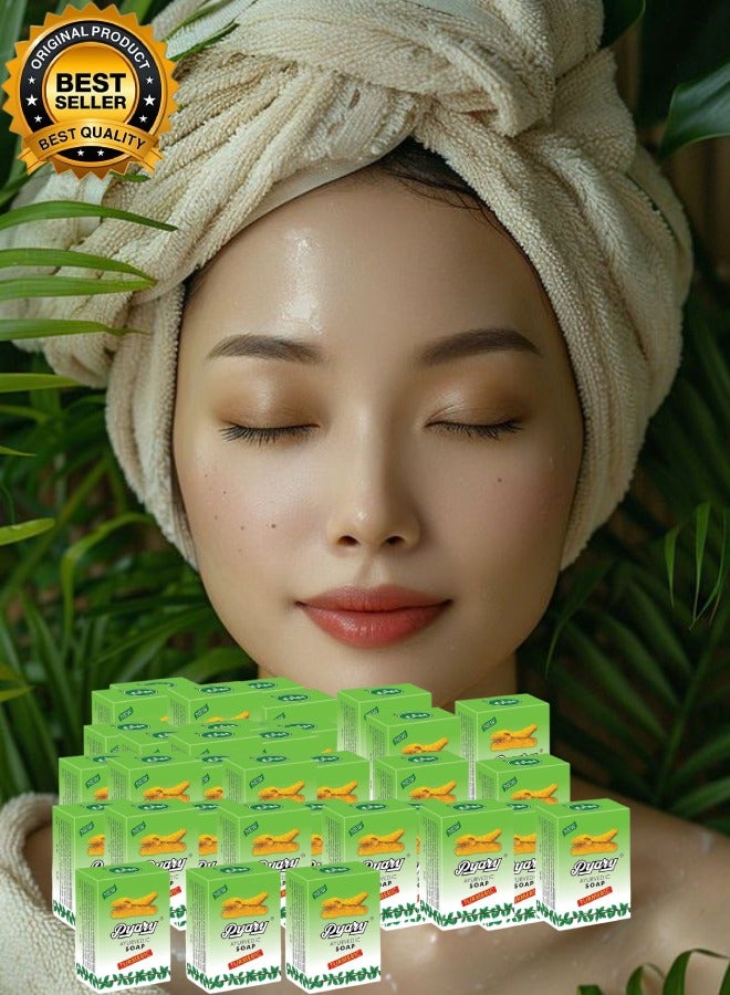 Pyary 36 Pieces Ayurvedic Turmeric Soap 75gram - Image 1