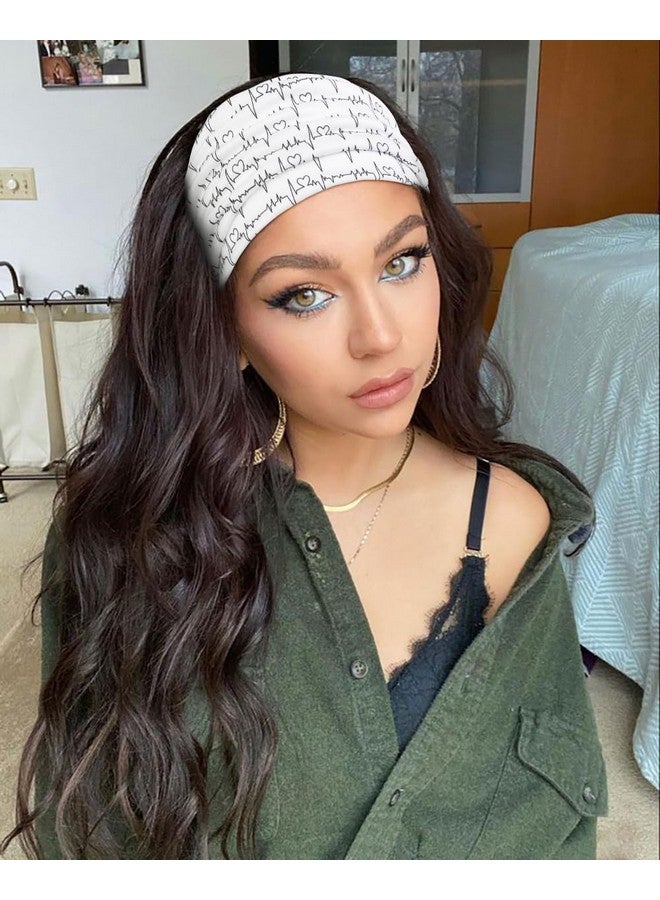 Tobeffect Headbands For Women Wide Knotted Head Bands For Women'S Hair Bandana Turban Bandeau Hairbands Workout Yoga Sport Head Wraps Hair Accessories 6 Packs  - Image 5