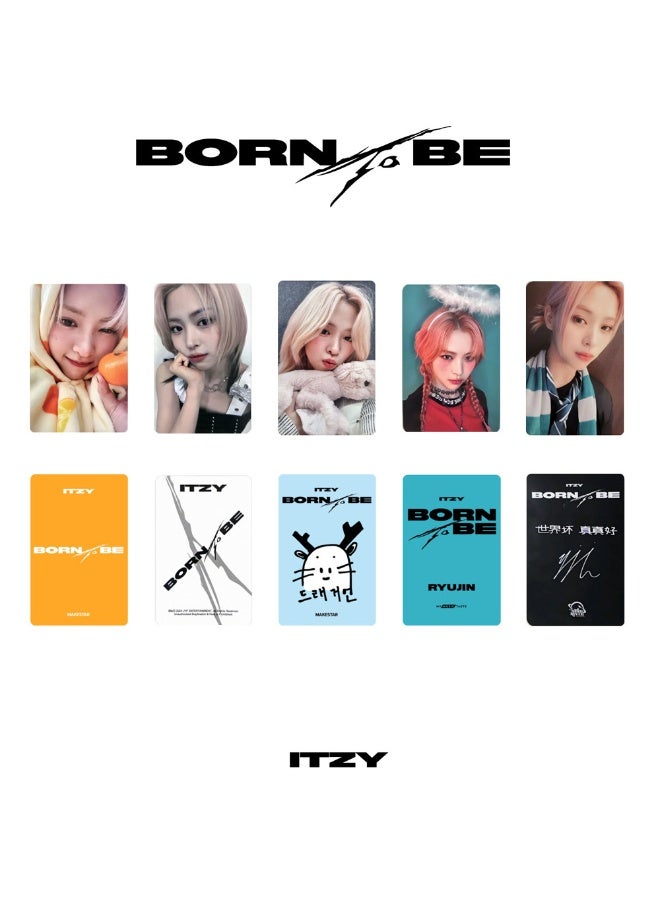 NIBEMINENT 5 Pcs Kpop ITZY - Ryujin BORN TO BE Lomo Cards Card For Fans Collection Gifts - Image 1