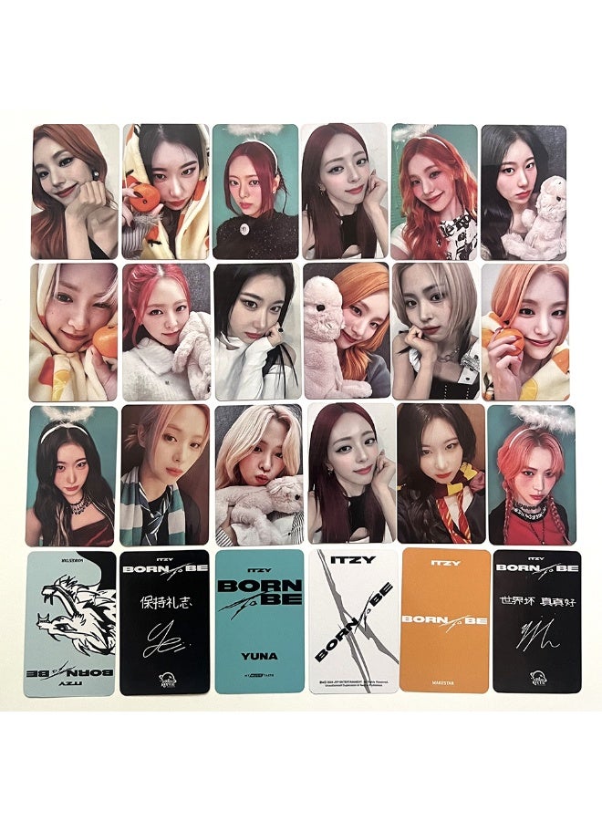 NIBEMINENT 5 Pcs Kpop ITZY - Ryujin BORN TO BE Lomo Cards Card For Fans Collection Gifts - Image 2
