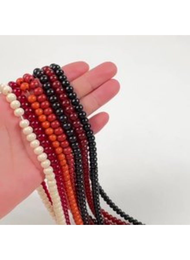 NIBEMINENT 99 Muslim Prayer Beads Tangerine Red/9mm  - Image 2