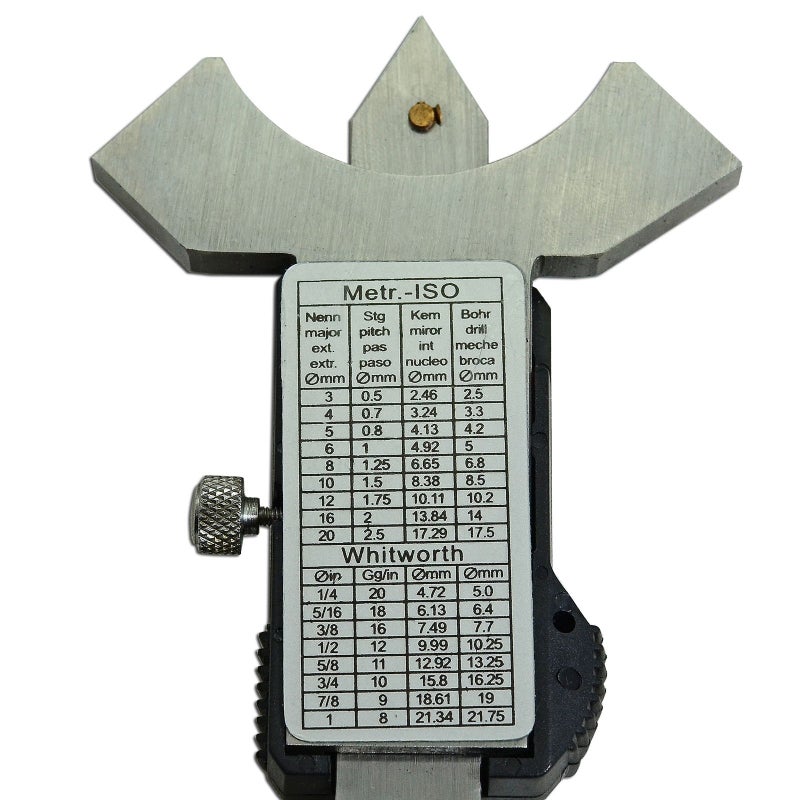 RIVERWELD Digital Readout Welding Gauge Weld Test Ulnar 4 Angle Display on Body: 60°, 70°, 80°, 90° Reading Inch, Metric, Inch Fractional Checks Weld Height Fillet Thickness Bevel Angle - Image 5