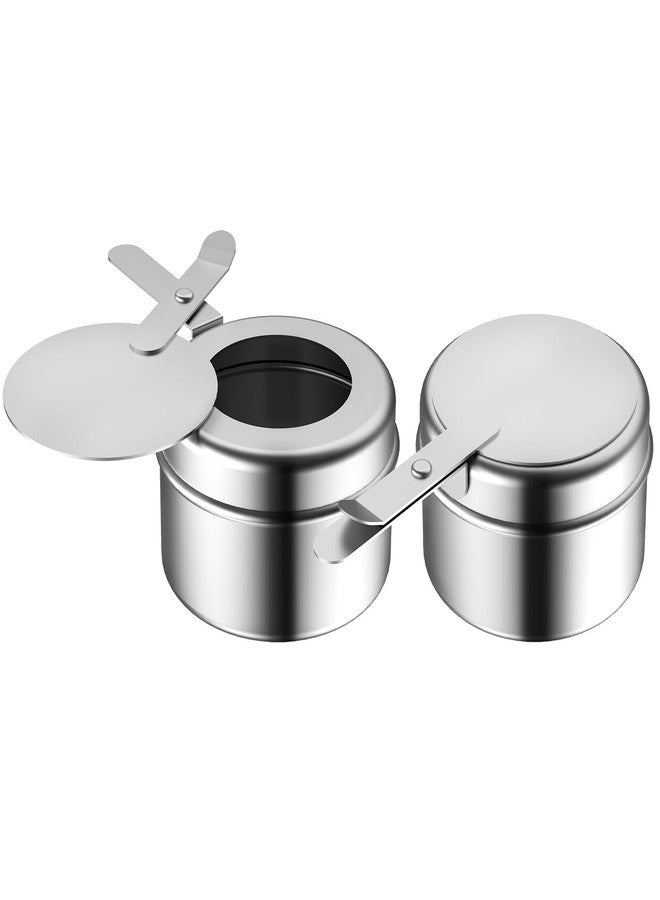 Fasmov حامل وقود فاسموف 8 عبوات، حوامل وقود من الفولاذ المقاوم للصدأ مع غطاء أمان، حامل حرارة معلب لأطباق الشواء، حامل صندوق حرارة معلب لحفلات الشواء في البوفيه - Image 4