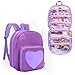 LoDrid Carrying Backpack Compatible with LOL Surprise Dolls All Storage Case with 6 Clear Pockets for Dolls Organizer Display Purple Bag Only Patent Design - Image 2