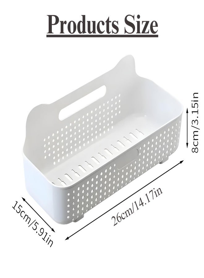 Starller Self-Adhesive Multipurpose Wall Mounted Bathroom Shelf And Rack For Bathroom And Kitchen,Space Saving Bathroom Organizer Shelf, Punch Free Wall Shelves (2 Bathroom Shelf, White) - Plastic - Image 5
