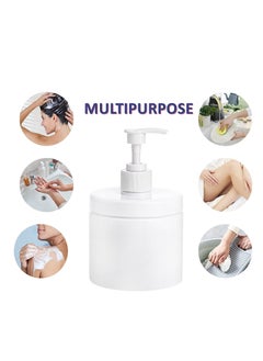 SYOSI Plastic Lotion Dispenser Empty Bottles with Pump Refillable Liquid Container for Dispensing Lotions Shampoo Massage Oil Dish Soap Bathroom Kitchen Sink 6 Pack  - Image 2