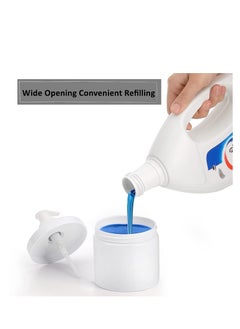 SYOSI Plastic Lotion Dispenser Empty Bottles with Pump Refillable Liquid Container for Dispensing Lotions Shampoo Massage Oil Dish Soap Bathroom Kitchen Sink 6 Pack  - Image 3