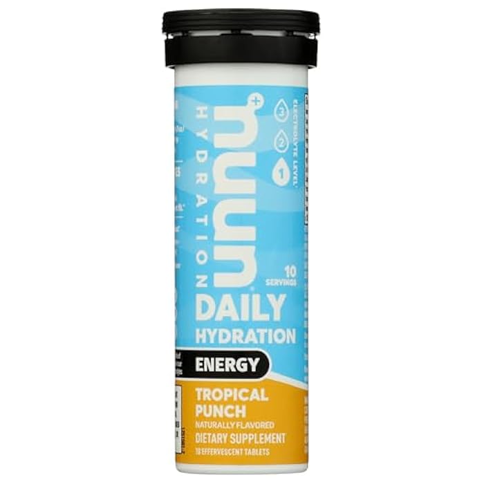 Nuun Energy Tropical Punch, 10 Drink Tablets - Image 1