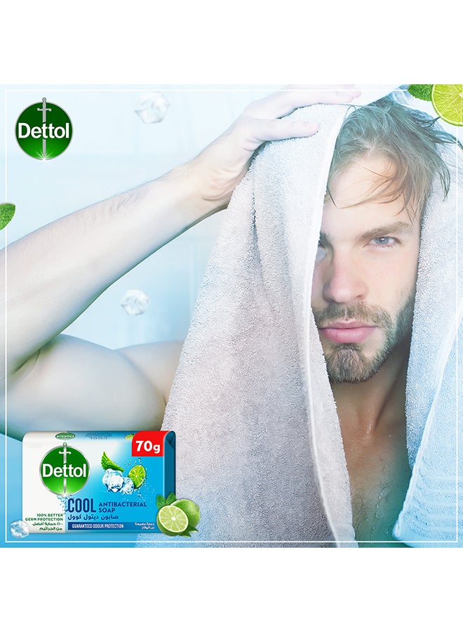 Dettol Cool Anti-Bacterial Bar Soap 70grams - Image 4