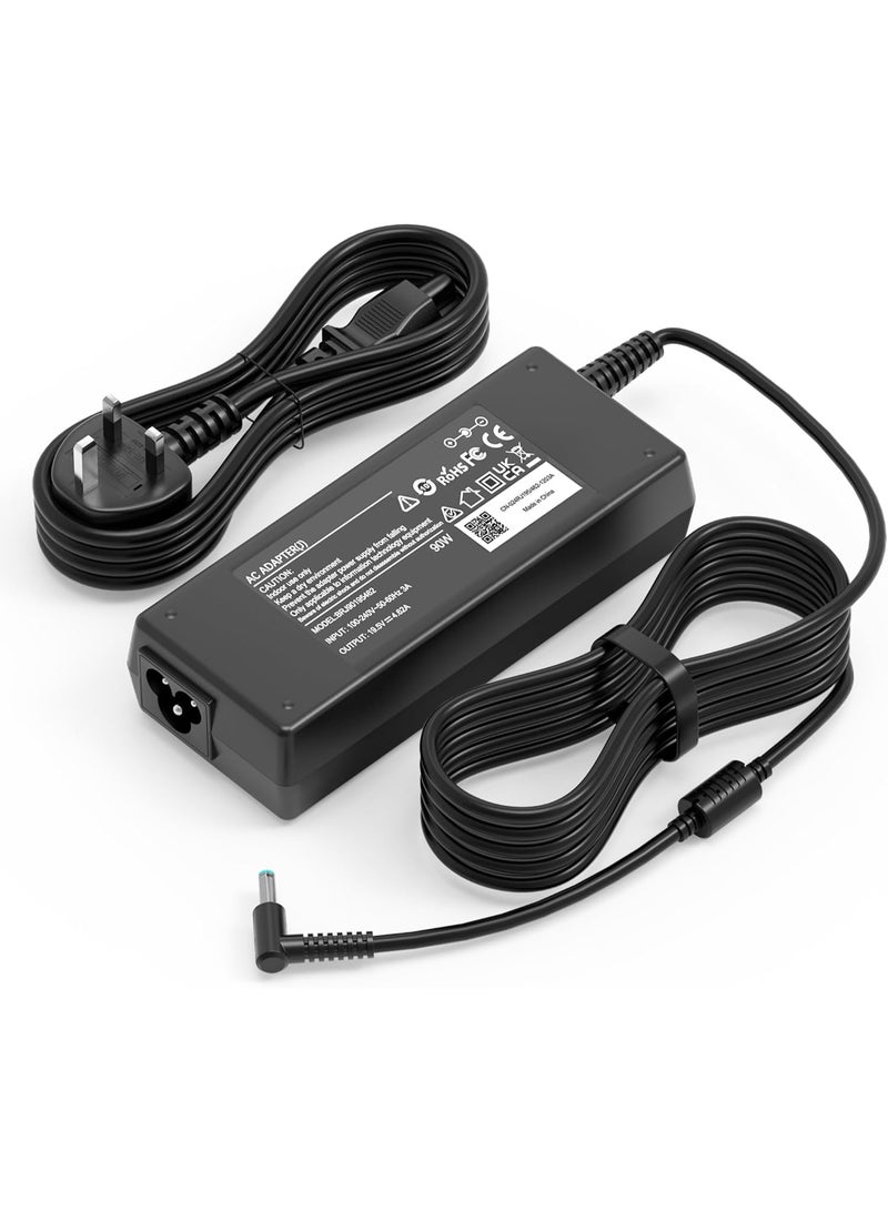 Zexen Compatible With HP 90W Charger Compatible With HP Elitebook 840 850 820 830,ProBook 430 440 450 640 650 Pavilion X360 11 13 15,240 250 255 G4 G5 G6 G7 Envy 13 15 17 Chromebook 11 14【4.5 * 3mm】 - Image 1