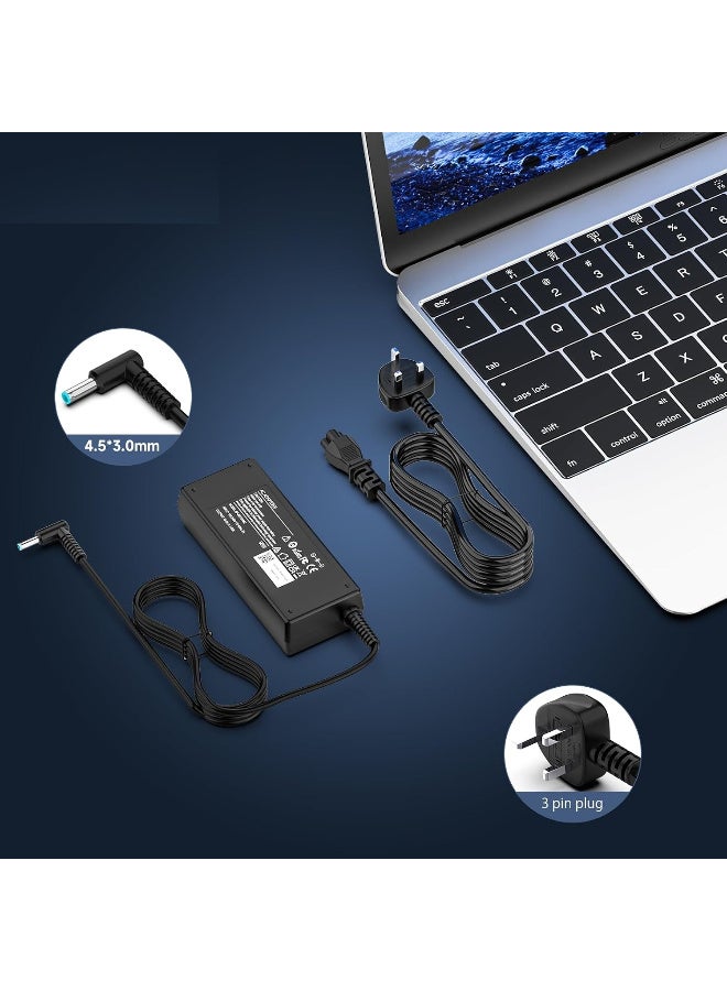 Zexen Compatible With HP 90W Charger Compatible With HP Elitebook 840 850 820 830,ProBook 430 440 450 640 650 Pavilion X360 11 13 15,240 250 255 G4 G5 G6 G7 Envy 13 15 17 Chromebook 11 14【4.5 * 3mm】 - Image 2