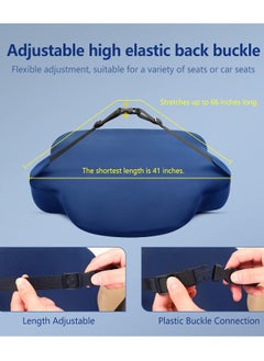 Generic Lumbar Support Pillow for Office Chair, Memory Foam Back Support Pillow Cushion for Back Pain Relief, Lumbar Chair Pillow with Adjustable Strap for Car, Office, Computer, Gaming Chair  - Image 4