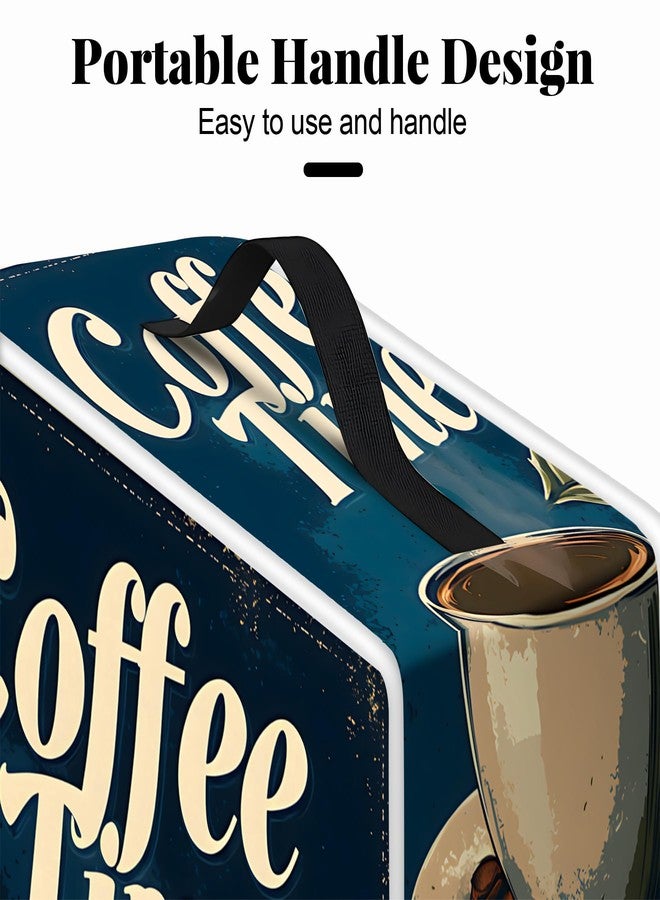BVBOX Coffee Maker Cover, Durable Dustproof Lightweight Polyester Cotton Blend Universal Fit Appliance Protector for Kitchen Countertop (Coffee Cup) - Image 5