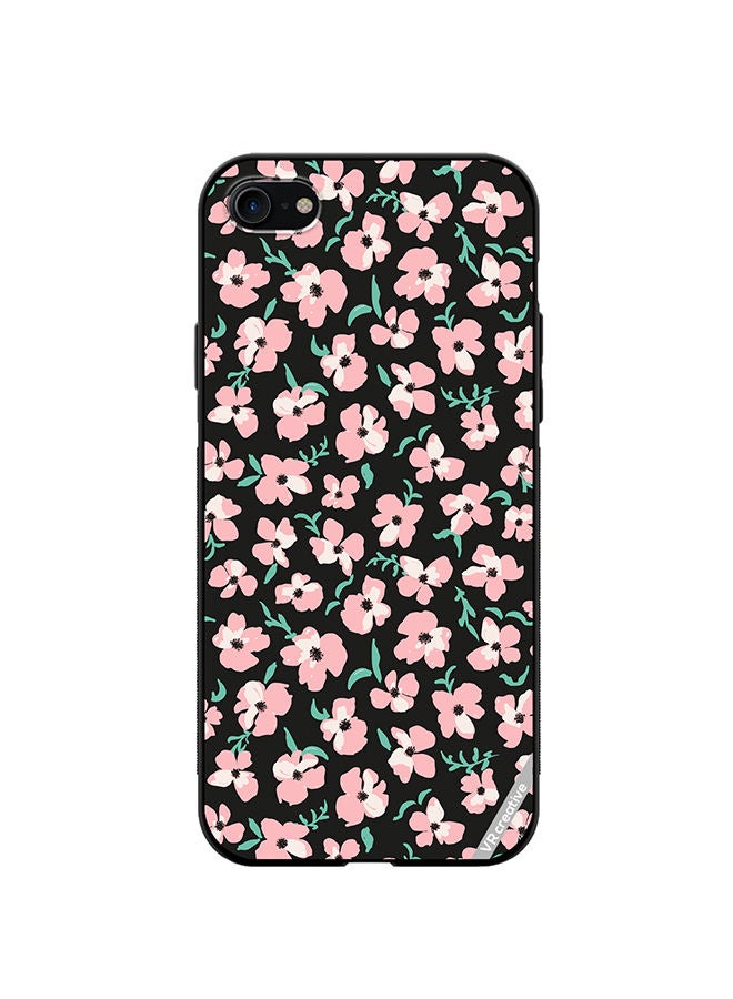 VR CREATIVE Protective Case Cover For Apple iPhone SE (2022) Flower Design Multicolour - Image 1