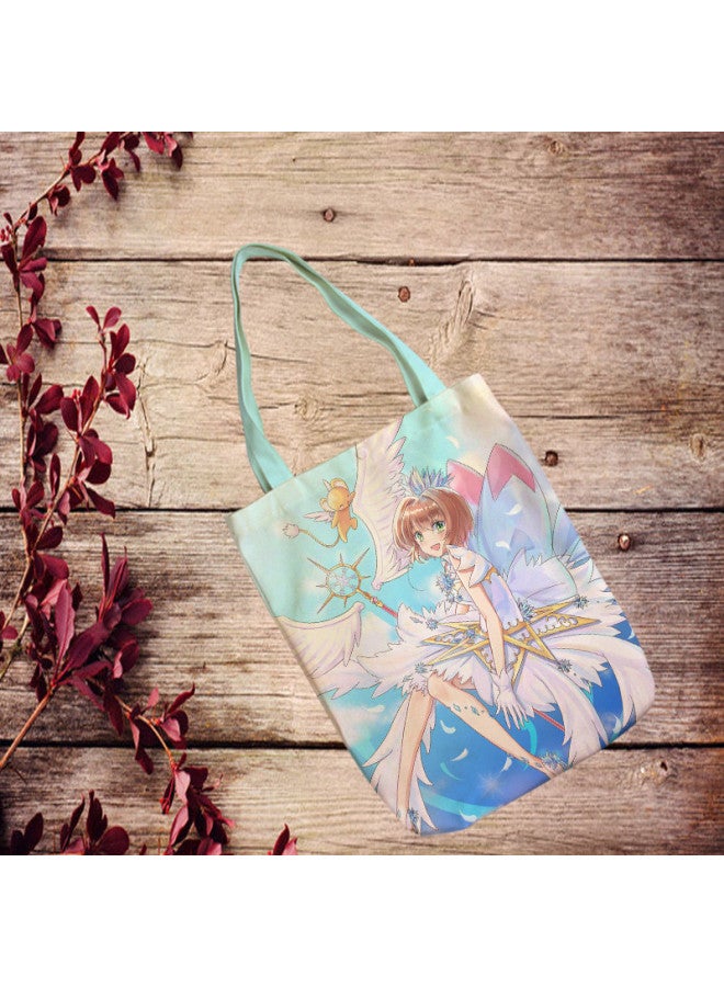 Magic Girl Sakura Cartoon Cute Multi-pattern Shoulder Bag Oxford Cloth Bag Student Bag Can Be Customized-Colors:5 - Image 1