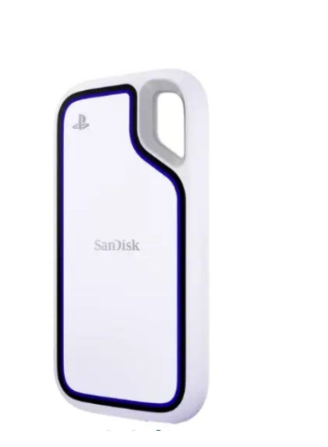 SanDisk SDSSDE62P-1T00-G25 1TB Extreme Portable SSD for PlayStation 5 Console and PC - White 1 TB - Image 2