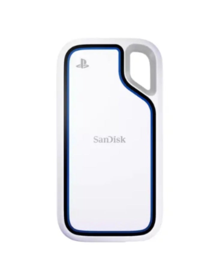 SanDisk SDSSDE62P-1T00-G25 1TB Extreme Portable SSD for PlayStation 5 Console and PC - White 1 TB - Image 3