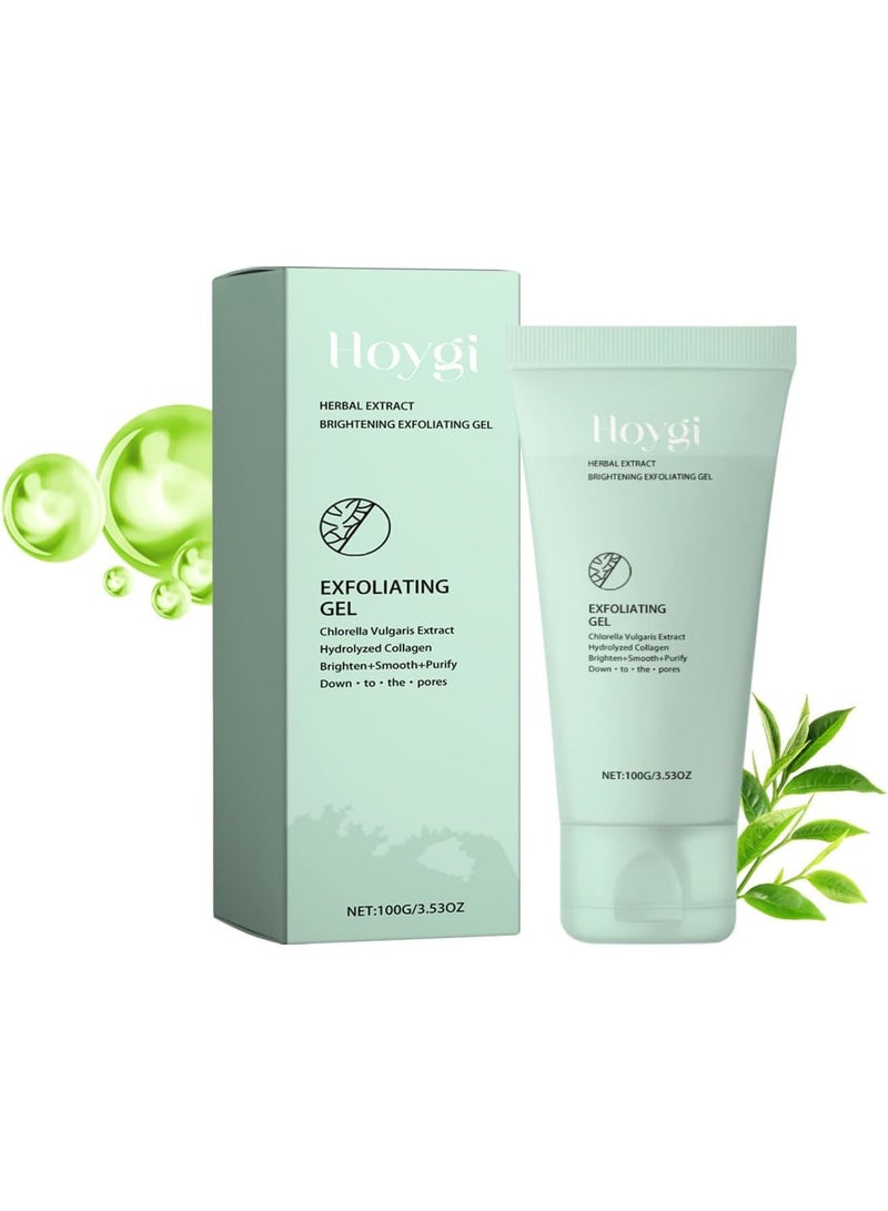 SOLARAE جل تقشير مطهر، 2 قطعة 100 جرام مقشر وجه لطيف، جل مقشر طبيعي لحب الشباب، يحسن لون البشرة وملمسها، تركيبة مضادة للحساسية، مناسب لجميع أنواع البشرة - Image 1