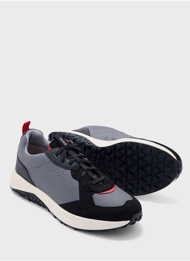 هوجو Colour Block Low Top Sneakers