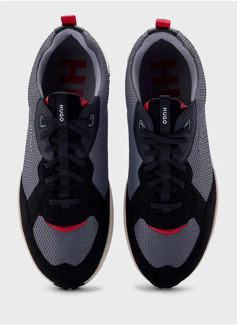 هوجو Colour Block Low Top Sneakers