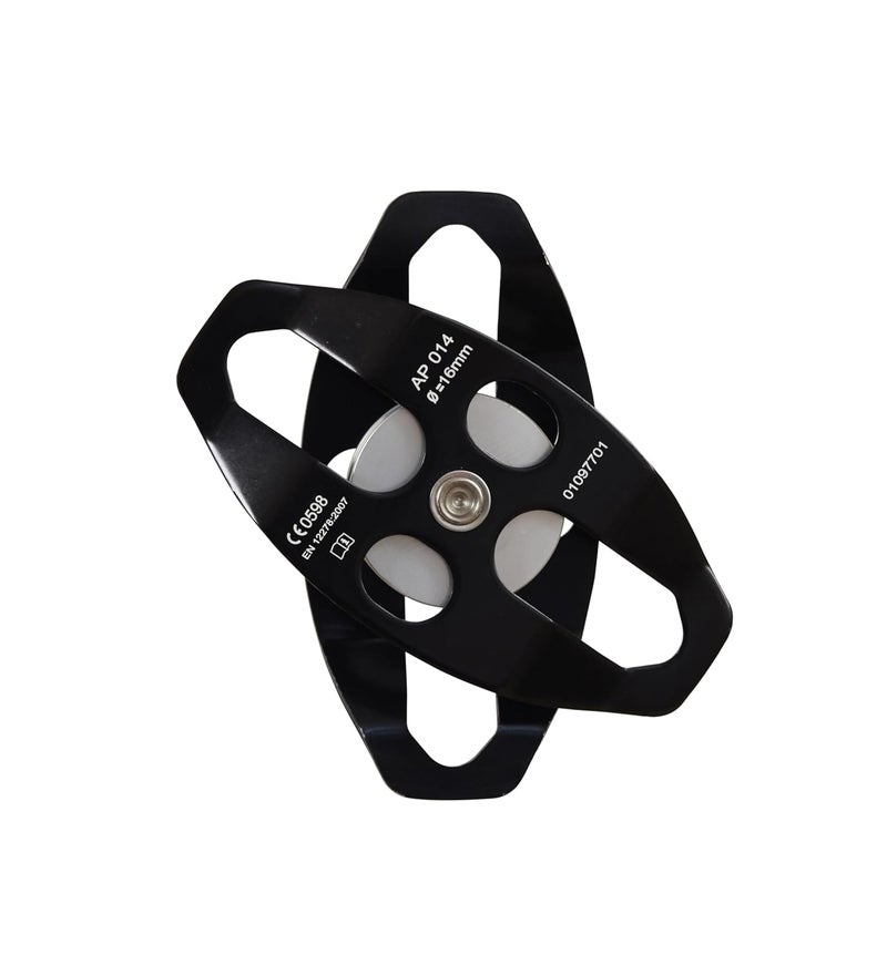 Karam Aluminium Single Pulley Double Side attachments | Heavy Duty Rope Cable Pulley System for Efficient Load Lifting | Fall Protection Safety Gear | AP014 - Image 4