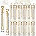 Shappy 100 Pcs Wedding Bubble Bulk Wedding Party Favors Bubble Wand for Guests Send Off with Stickers for Bridal Shower Anniversaries Celebration Goody Bag Stuffers Filler Gold Heart - Image 2