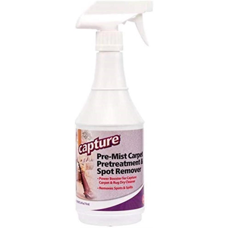 Capture Pre-Mist Soil Release for Carpet Dry Cleaner - Carpet Cleaning Pre Spray - Loosen Juice, Coffee & Wine Spill and Tough Rug Stains Eliminator - Multi-Purpose Cleaning Essentials (24oz) - Image 1