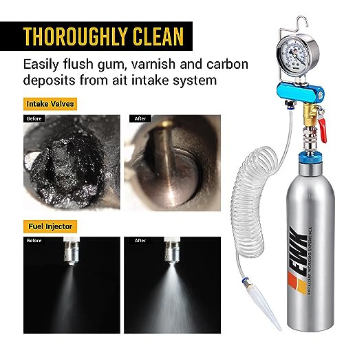 EWK Fuel Injection Cleaner Canister Vacuum System Cleaner Intake Valve Pressure Tester - Image 5