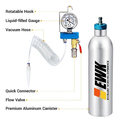 EWK Fuel Injection Cleaner Canister Vacuum System Cleaner Intake Valve Pressure Tester - Image 2