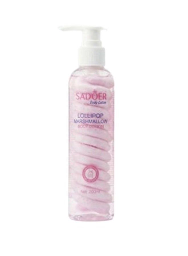 سادور Lollipop Marshmallow Body Lotion, 200ml – Deeply Moisturizing & Hydrating Body Cream – Sweet Marshmallow Fragrance – Unique Non-Greasy Spiral Formula for Silky Smooth Skin - Image 1