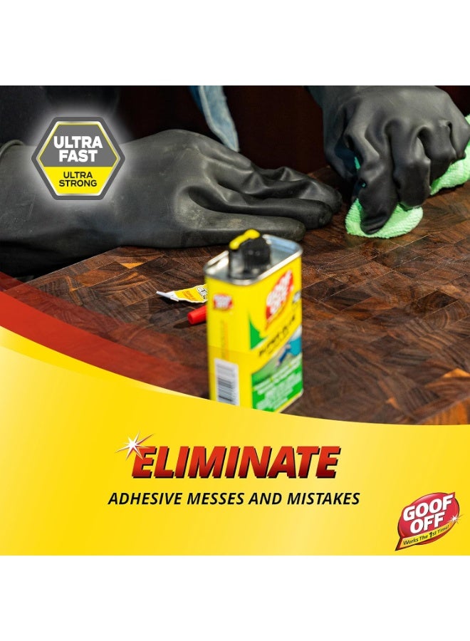 Goof Off FG678 Pro Strength Super Glue Remover 118ml (4oz) – Removes Super Glue, Epoxy & Gorilla Glue - Image 2