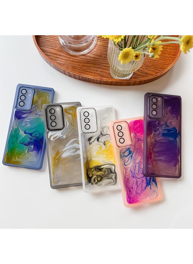 اس-توب جراب لهاتف OPPO Reno6 Pro مصنوع من مادة TPU مطلية بالزيت ومطلية بالكهرباء - Image 4