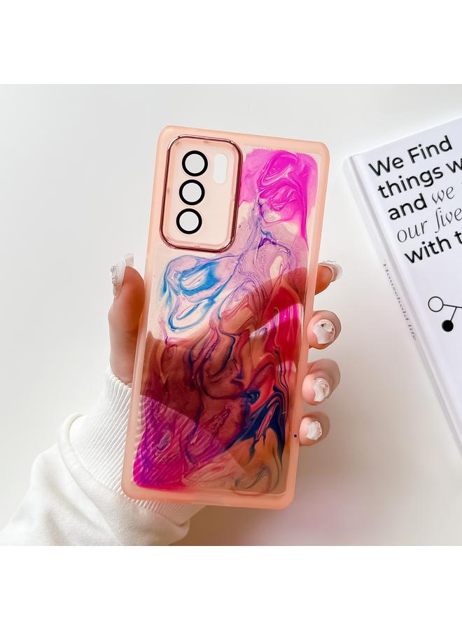 اس-توب جراب لهاتف OPPO Reno6 Pro مصنوع من مادة TPU مطلية بالزيت ومطلية بالكهرباء - Image 1