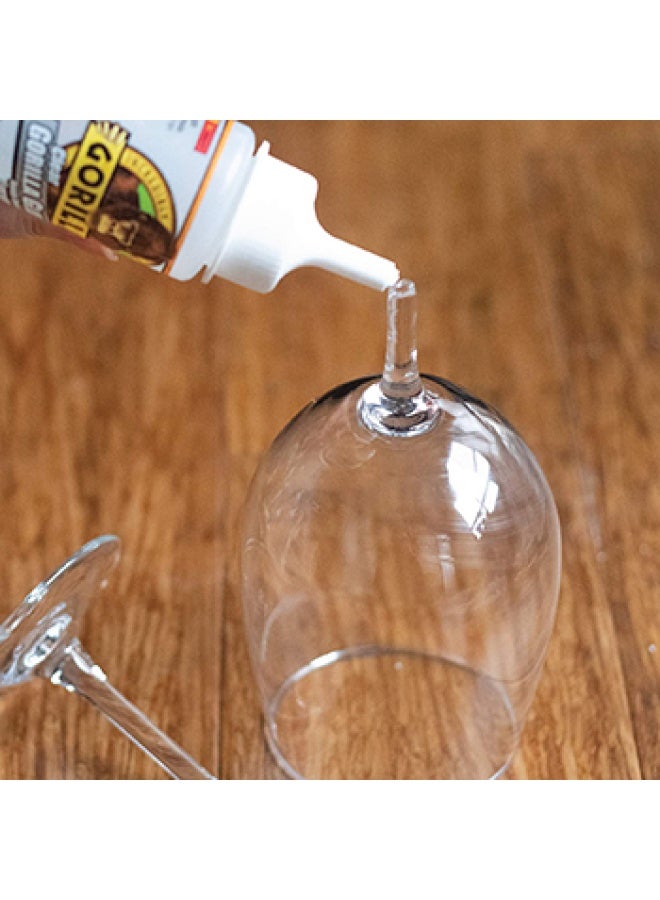 Gorilla Clear Glue, 3.75 Ounce Bottle (Pack of 1) - Crystal Clear, All Purpose, and Water Resistant - Image 2