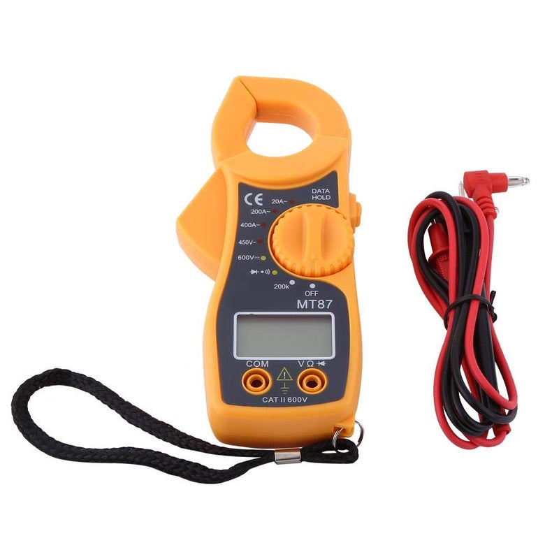 klarako Clamp Meter, Digital Clamp Meter Multimeter AC DC Voltmeter Volt Ohm Amp Tester US with Digital Display for Accurate Measure Voltage, Resistance and Current - Image 1