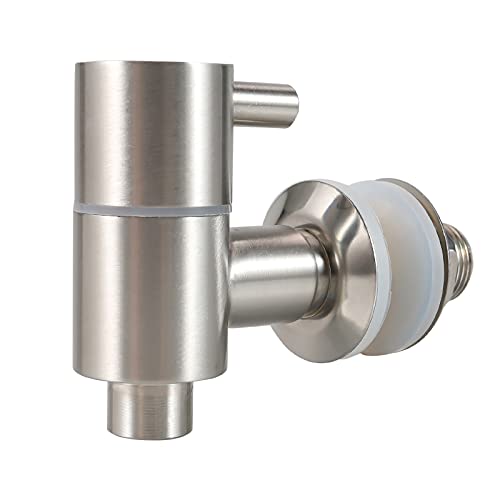 MUGLIO Replacement Spigot Faucet Tap For Beverage Dispenser Stainless Steel Lever Pour Spout For Glass Drink Jar Bucket Ceramic Porcelain Crock Water Dispenser Gravity Filter systems（16MM） - Image 1