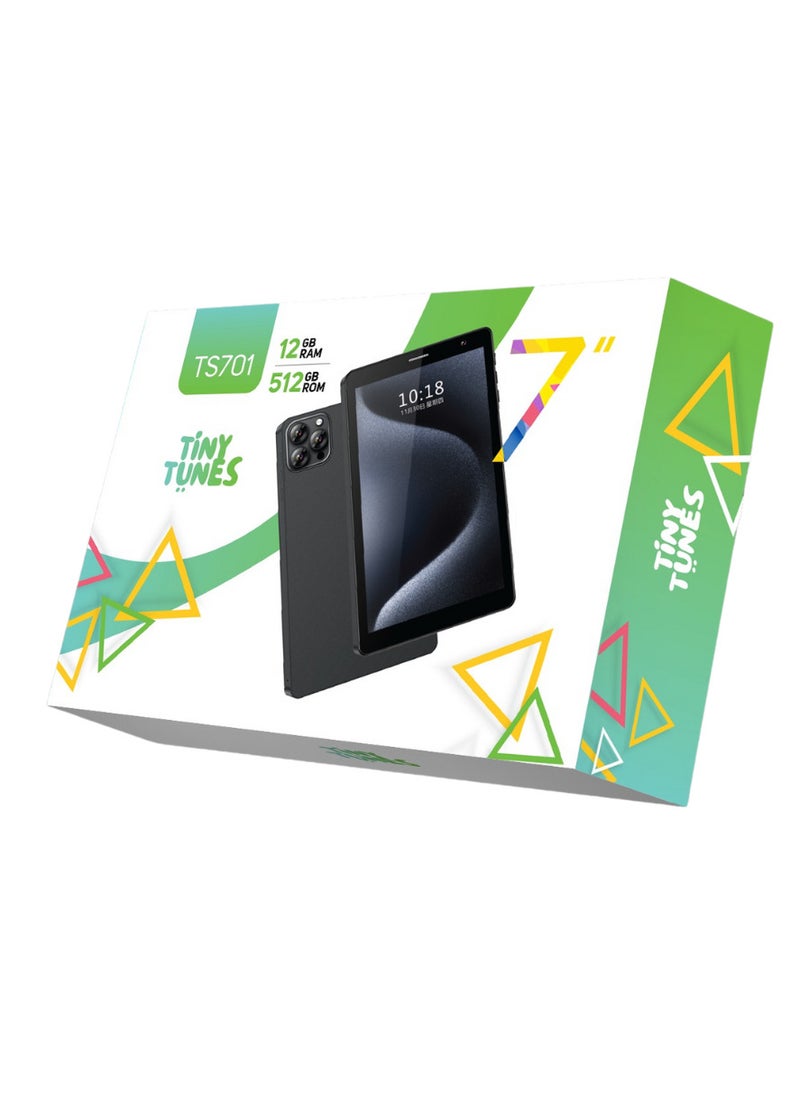 Tiny Tunes TS 701 Smart Tablets 8GB RAM 512GB ROM 5G WIFI  - Image 1