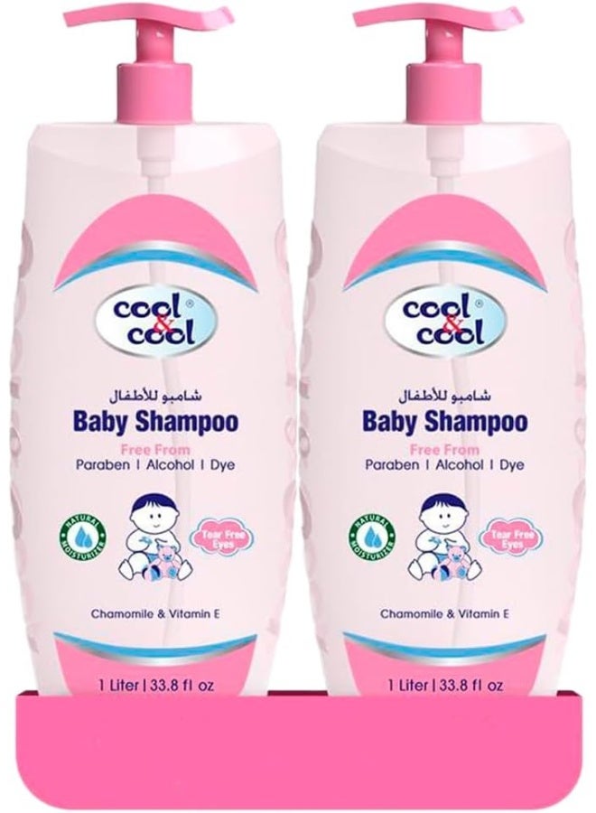 Cool & Cool Pack Of 2 Baby Shampoo - 1 Liter