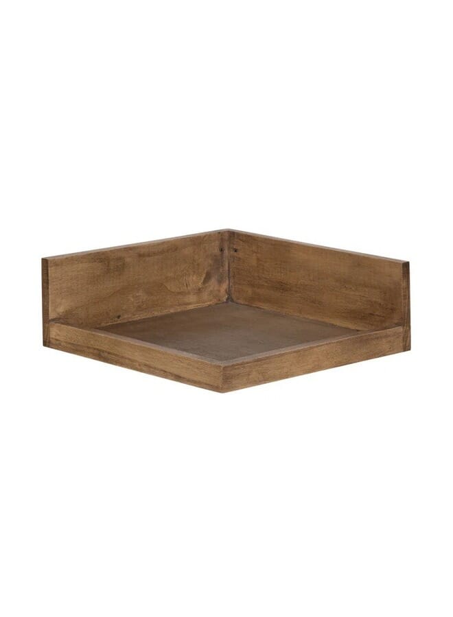 Home Gallery 3 Piece Square Solid Wood Corner Shelf 20x20/25x25/30x30 cm - Image 3