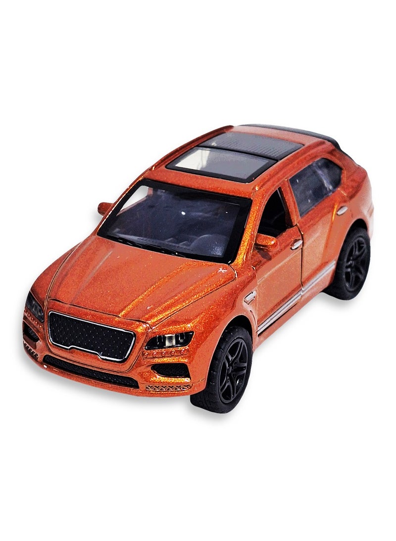 Vintage Alloy Classic Car Model, Collectible Metal Automobile Replica, Nostalgic Retro Vehicle Ornament, Ideal for Party Display, Decorative Desktop Collectible, Non-Electric - Brown - Image 1