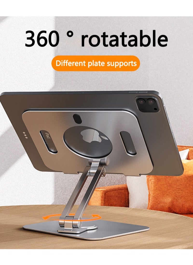 FlashHawk - Aluminum iPad Stand,Rotatable Height Adjustable Tablet Holder for 14 inch - Image 1