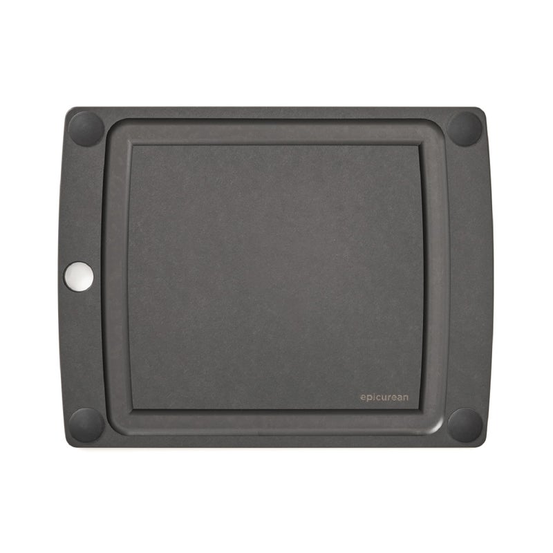 Epicurean AllInOne Cutting Board with NonSlip Feet and Juice Groove 115  9 SlateBlack