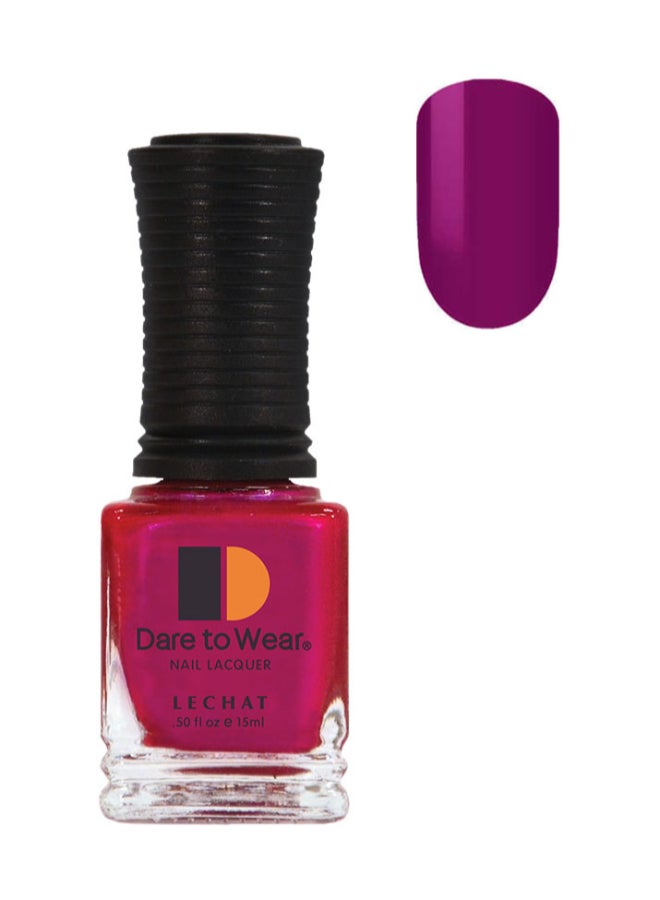 Lechat Nail Polish Super Shine Long Wear Lacquer Quick Drying Nail Color Resists Chips Fading Lasts Up To 3 Weeks Precise Application In One Stroke Nail Paint Sangria Dw12