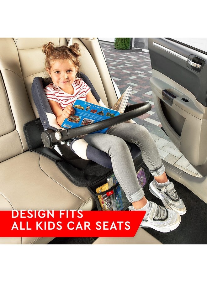 Helteko Car Seat Protector With Thickest Padding 2 Pack Car Seat Mat For Child Baby Carseat Auto Seat Protector From Waterproof & Stain Resistant Material For Leather And Fabric Seats - Image 4