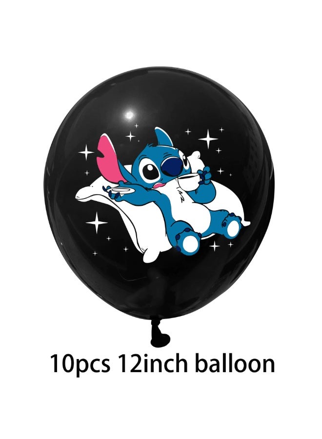 ستيتش مجموعة من 6 بالونات بطابع ليلو وستيتش - Image 5