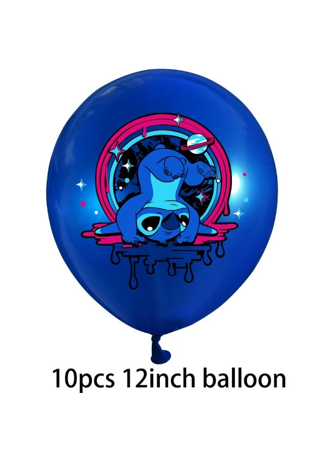 ستيتش مجموعة من 6 بالونات بطابع ليلو وستيتش - Image 2