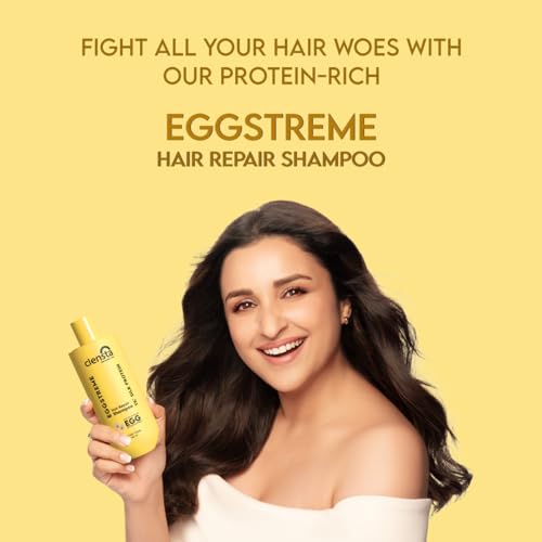 Clensta Eggstreme Hair Repair Shampoo With Egg Protein, Biotin & Hydrolyzed Silk Protein | Promotes Strengthening & Repair Damaged Hair | Sulfate & Paraben Free | For Men & Women - 250ml - Image 2