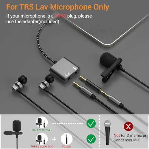 Cubilux TRS Headphone & Microphone to USB C Connector, Type C to 3.5mm Audio MIC Splitter Compatible with iPhone 15+ 15 Pro Max, iPad 10, iPad Pro 11/12.9, iPad Air 5/4, iPad mini 6 - Image 2