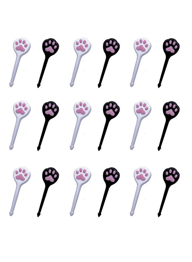 Get Fresh Animal Food Picks For Kids 18Pcs Cute Cat Paws Food Picks Set For Toddlers Lunch Box Decoration Fruit Bento Deco Children Toothpicks Reusable Animal Paws Kids Toothpicks - Image 1