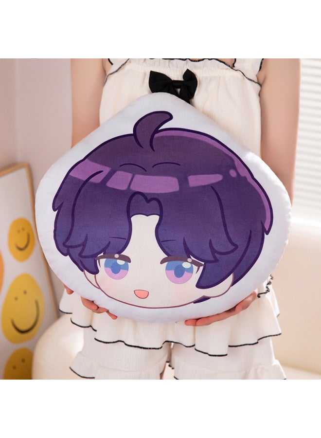 Ultra Soft Qiyu Pillow Hanging Decoration Reclining Backrest Sleep Pillow Deep Space Romance Li Jin Sitting Pad For Youth-Specifications:[Alien] Shen Xing Hui-Color:There Are Two Pendant Pillows  - Image 5